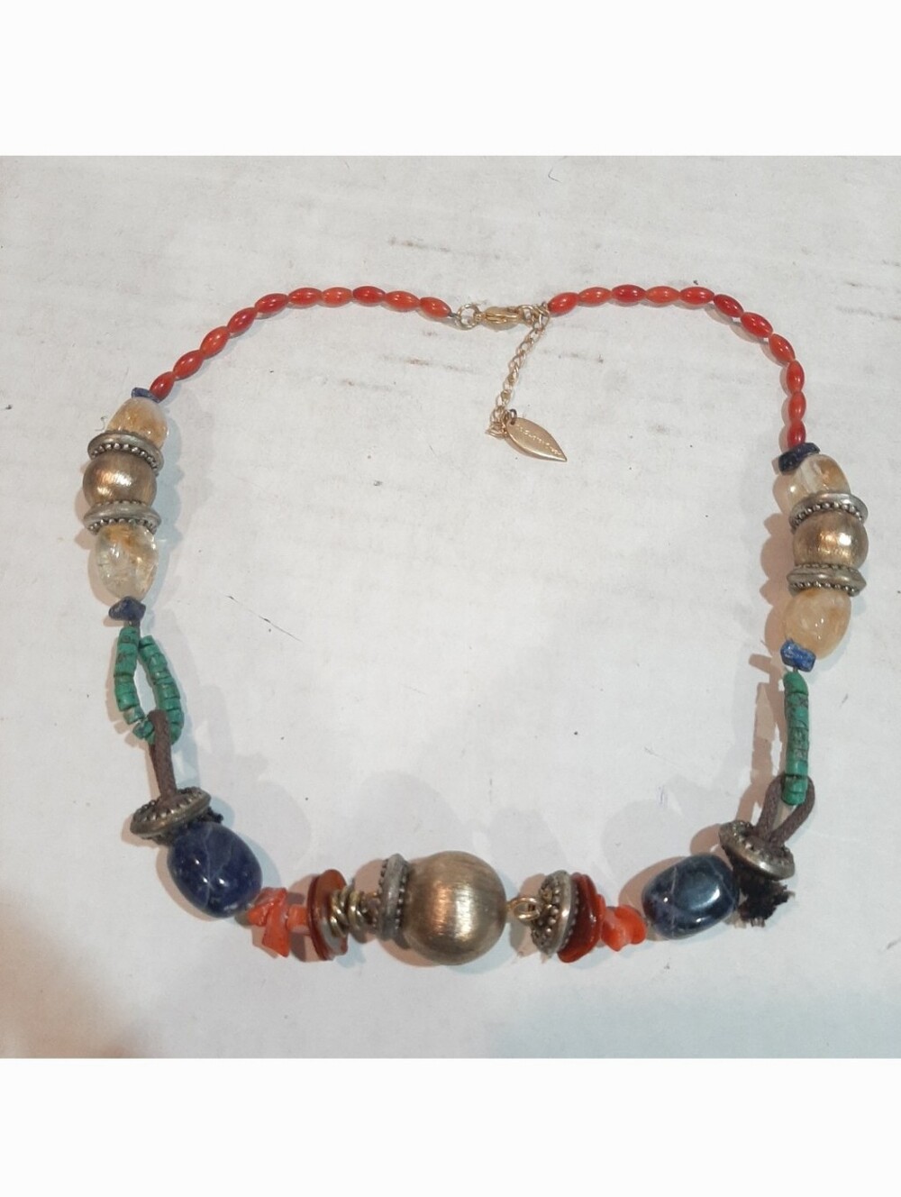 Coldwater Creek Chunky Various Colored Beaded Necklace